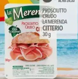Iper Nonna Isa Prosciutto crudo la merenda Citterio offerta