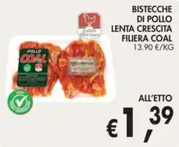 D'Italy Bistecche di pollo filiera coal offerta