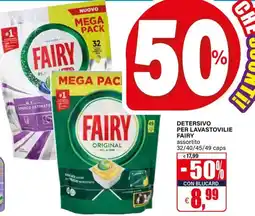 Il Gigante Detersivo per lavastoville Fairy offerta