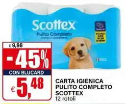 Il Gigante Carta igienica pulito completo scottex offerta
