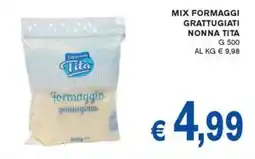 D'Italy Mix formaggi grattugiati Nonna Tita offerta