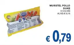 D'Italy Wurstel pollo Duke offerta