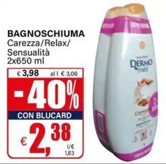 Bagnoschiuma Dermo med Carezza