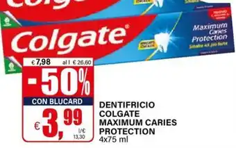 Dentifricio Colgate Maximum Caries Protection