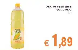 D'Italy Sol Olio Olio di semi mais offerta