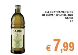 D'Italy Olio extra vergine di oliva Sapio offerta