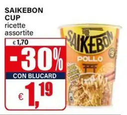 Il Gigante Saikebon cup ricette assortite offerta