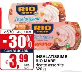 Il Gigante Insalatissime Rio Mare offerta