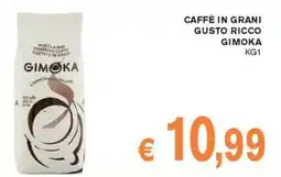 D'Italy Caffè in grani gusto ricco Gimoka offerta