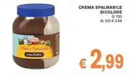 D'Italy Fior di Nocciola crema bicolore offerta