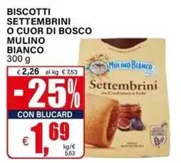 Il Gigante Biscotti Settembrini Mulino Bianco offerta