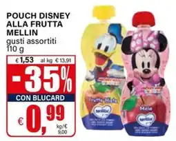 Il Gigante Pouch Disney alla frutta Mellin offerta