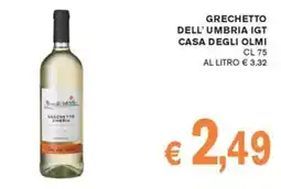 D'Italy Grechetto Umbria Casa degli Olmi offerta