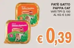 D'Italy Patè gatto Pappa cat offerta