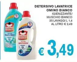 D'Italy Detersivo lavatrice Omino Bianco offerta