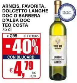 Il Gigante Vese Vis Arneis offerta