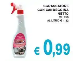 D'Italy Sgrassatore con candeggina Netto offerta