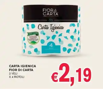 D'Italy Carta Igienica Fior di Carta offerta
