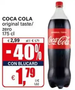 Il Gigante Coca Cola original taste/zero offerta