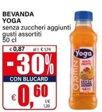 Beveranda Yoga senza zuccheri aggiunti