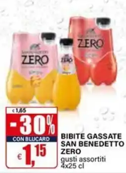 Il Gigante Bibite gassate San Benedetto Zero offerta