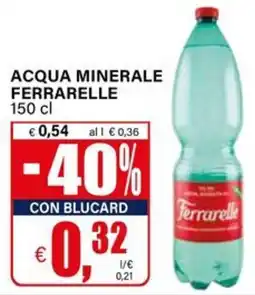 Il Gigante Acqua minerale Ferrarelle offerta