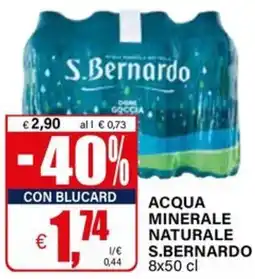 Il Gigante Acqua minerale naturale S.Bernardo offerta
