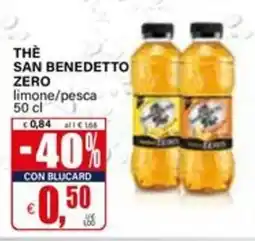 Il Gigante Thè San Benedetto Zero offerta