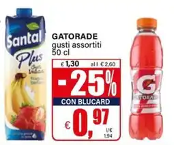 Il Gigante Gatorade gusti assortiti offerta