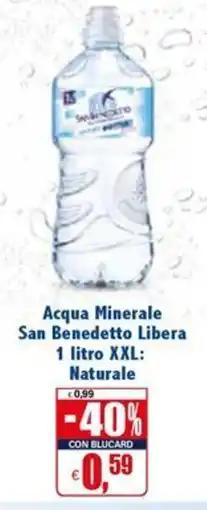 Il Gigante Acqua Minerale San Benedetto Libera offerta