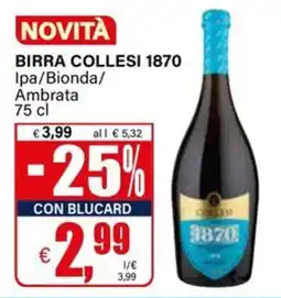 Il Gigante Birra Collesi 1870 offerta