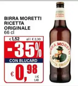 Il Gigante Birra Moretti Ricetta Originale offerta