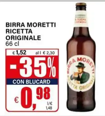 Il Gigante Birra Moretti Ricetta Originale offerta