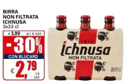 Il Gigante Birra non filtrata Ichnusa offerta