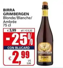 Il Gigante Birra Grimbergen Blonde offerta