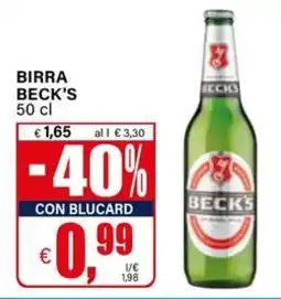 Il Gigante Birra Beck's offerta
