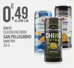 Iper Nonna Isa Bibite classiche/zero San Pellegrino vari tipi offerta