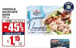 Il Gigante Vongole sgusciate surgelate offerta