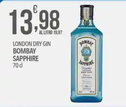 Iper Nonna Isa London Dry Gin Bombay Sapphire offerta