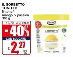 Il Gigante Il sorbetto Tonitto offerta
