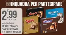 Iper Nonna Isa Gelato snack Bounty/Mars/Snickers/Twix offerta