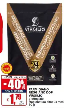 Il Gigante Parmigiano Reggiano DOP Virgilio grattugiato offerta