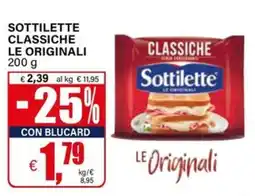 Il Gigante Sottilette classiche le originali offerta