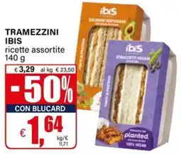 Il Gigante Tramezzini Ibis ricette assortite offerta