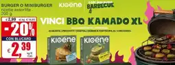 Il Gigante Burger o miniburger ricette assortite Kioene offerta