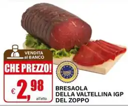 Il Gigante Bresaola della Valtellina IGP del Zoppo offerta
