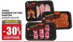 Il Gigante Linea Summer on Fire Martini prodotti assortiti offerta