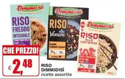 Il Gigante Riso Dimmidisì ricette assortite offerta
