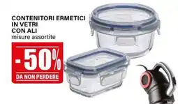 Il Gigante Contenitori ermetici in vetro con ali offerta