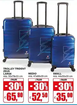 Il Gigante Trolley trident zeus offerta